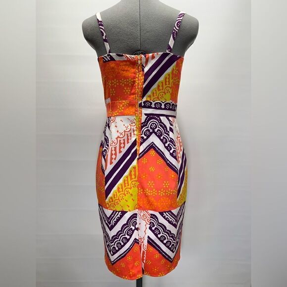 Trina Turk Tangier Frame Cora Mini Dress in Guava 4 - Picture 2 of 9